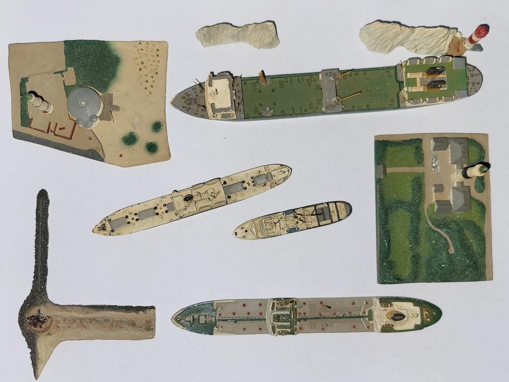 Hansa Wiking Waterlijn Scheepsmodels Metaal 1:1250, Ophalen of Verzenden, Gebruikt, 1:200 of kleiner, Overige merken