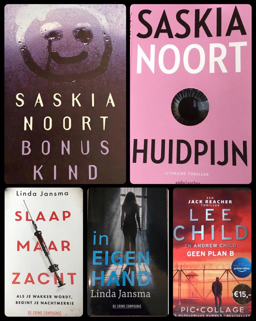 Thriller pakket.  5 prachtige boeken. Jansma , child, Noort, Ophalen of Verzenden, Zo goed als nieuw