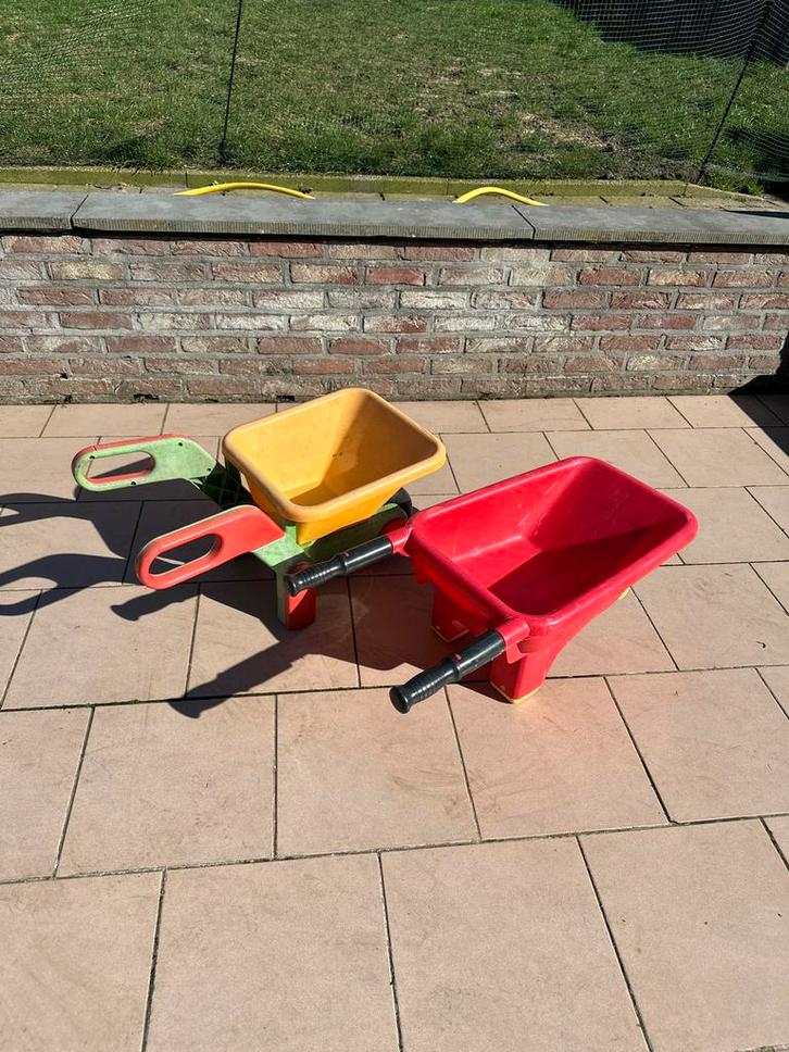 2x speelgoed buiten tuin kruiwagen kinderen samen €10,-, Kinderen en Baby's, Speelgoed | Buiten | Los speelgoed, Gebruikt, Ophalen