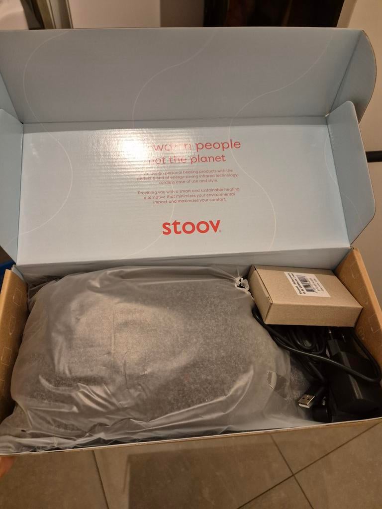 Stoov warmtekruik homey s1 grijs, Ophalen of Verzenden, Nieuw, Minder dan 60 cm, 160 cm of meer