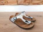 Betula Birkenstock sandalen maat 37 ( 38 ) slippers sandalen, Wit, Zo goed als nieuw, Birkenstock, Sandalen of Muiltjes