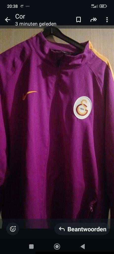 Galatasaray trainingsjas, Sport en Fitness, Voetbal, Ophalen of Verzenden