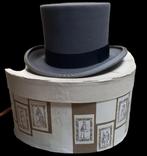 grijze Borsalino hoge hoed., Kleding | Heren, Ophalen of Verzenden, Gedragen, Borsalino, Hoed