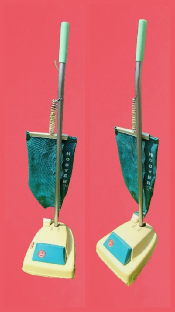 Vintage kleine speelgoed Hoover stofzuiger 1950s zeldzaam, Antiek en Kunst, Ophalen of Verzenden