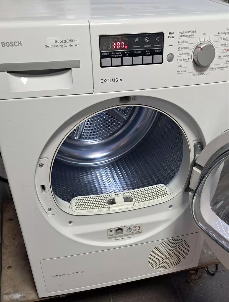 Bosch sportsedition warmtepompdroger A++, 8kg, Witgoed en Apparatuur, Wasdrogers, Ophalen, Minder dan 85 cm, Overige typen, 8 tot 10 kg