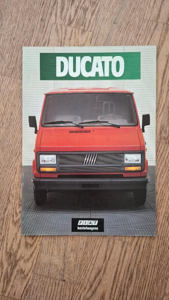 Fiat Ducato brochure 1986, Boeken, Auto's | Folders en Tijdschriften, Gelezen, Overige merken, Ophalen of Verzenden