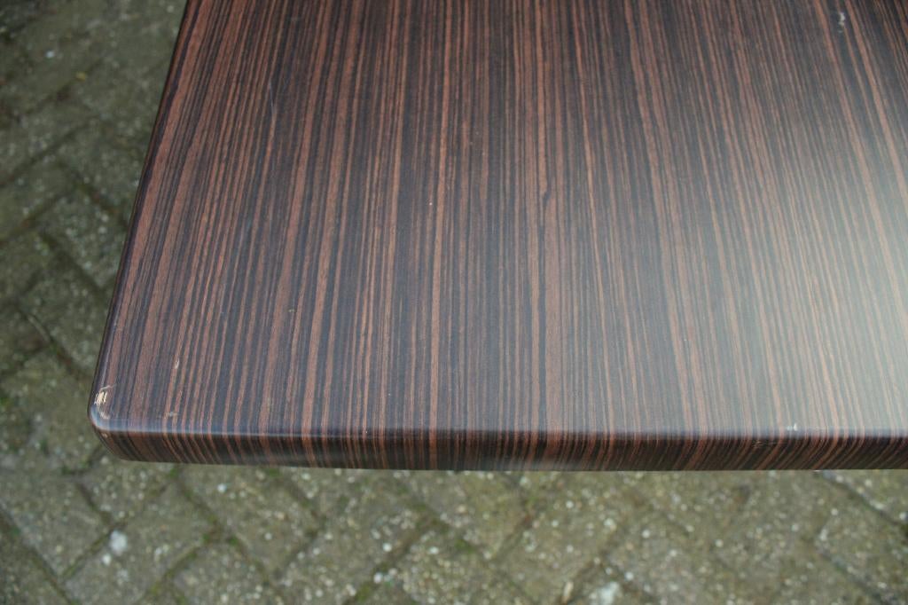 5 vierkante tuintafels terrastafel horeca terras 80 x 80 cm., Ophalen, Gebruikt