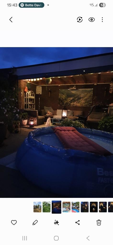 Zwembad, Ophalen, Gebruikt, Opblaaszwembad, Rond