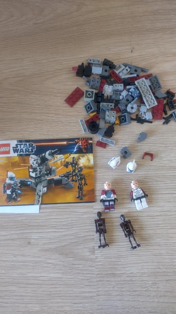 LEGO Star Wars 9488 Clone Troopers vs. Droids, Kinderen en Baby's, Speelgoed | Duplo en Lego, Gebruikt, Star Wars, Lego, Ophalen of Verzenden