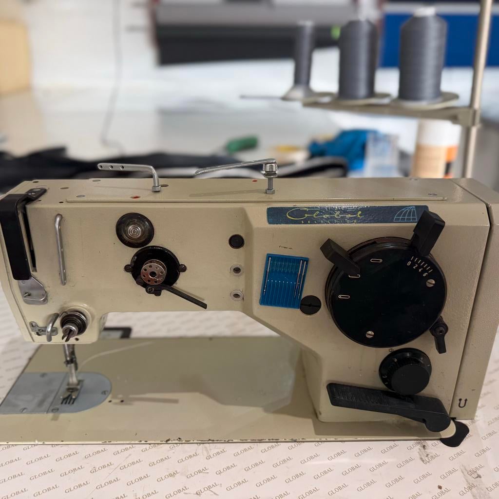 Industriële Naaimachine Global ZZ 565 - Zigzag & Rechtsteek, Overige merken, Gebruikt, Ophalen of Verzenden, Naaimachine