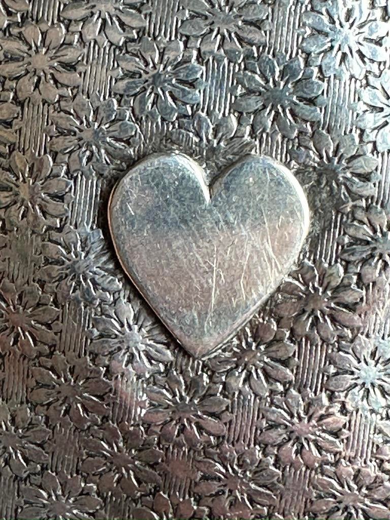 Antiek zilveren pillendoosje hartje A. Kooiman 1844, Antiek en Kunst, Antiek | Goud en Zilver, Zilver, Ophalen of Verzenden