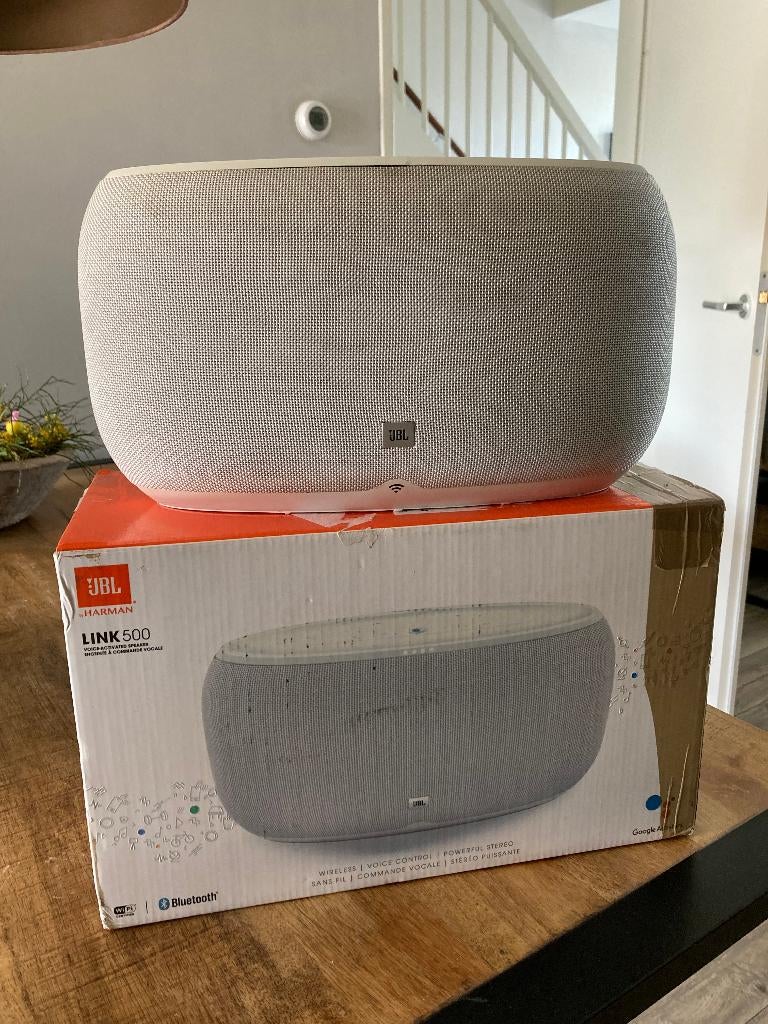 JBL Link 500 Google Assistent speaker  * Lees beschrijving*, Audio, Tv en Foto, Luidsprekers, Gebruikt, Center speaker, Minder dan 60 watt