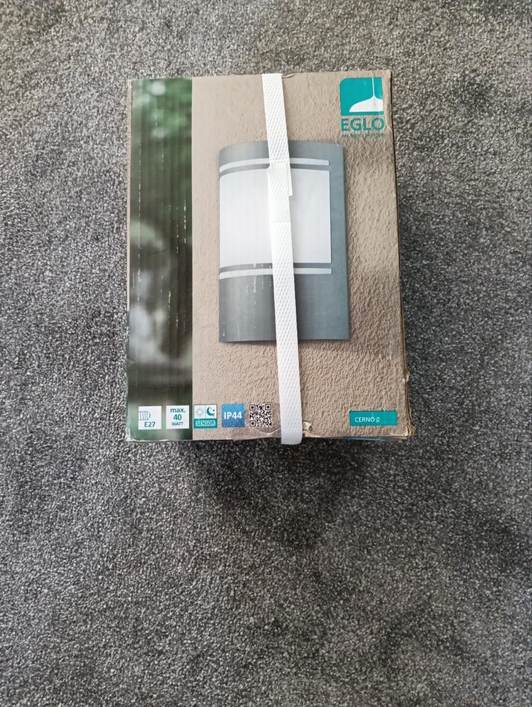 Eglo buitenlamp met sensor - Cerno 2, Tuin en Terras, Buitenverlichting, Ophalen