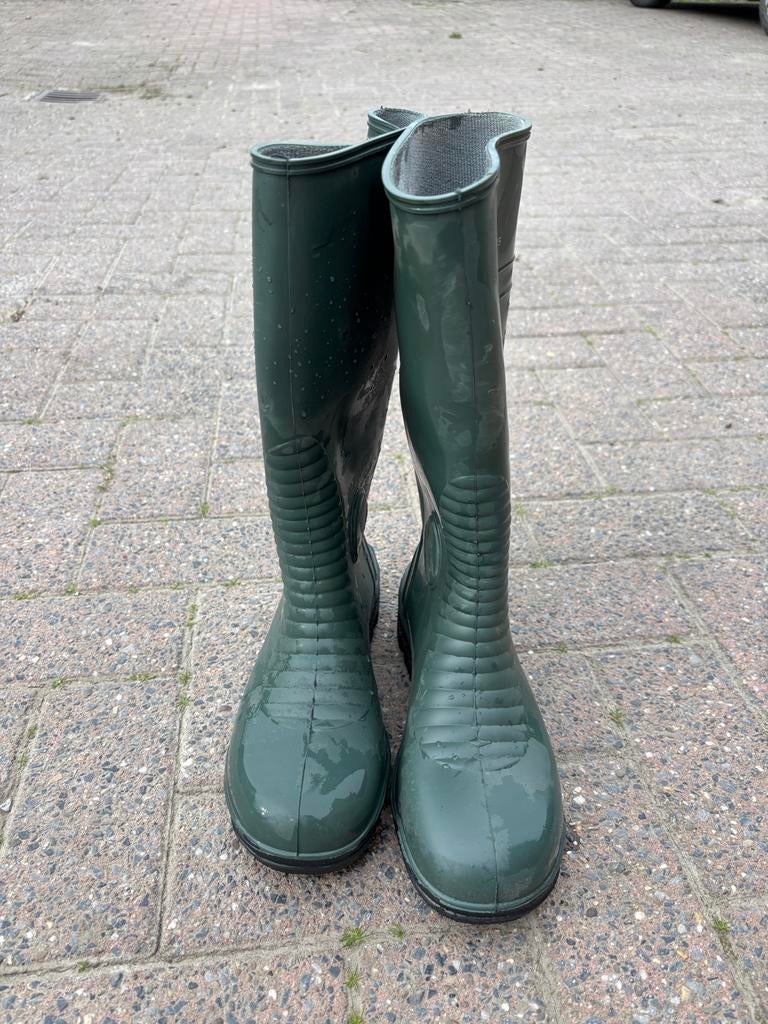 Nieuwe groene Regenlaarzen - Maat 40, Ophalen of Verzenden, Gedragen, Overige kleuren, Werkschoenen