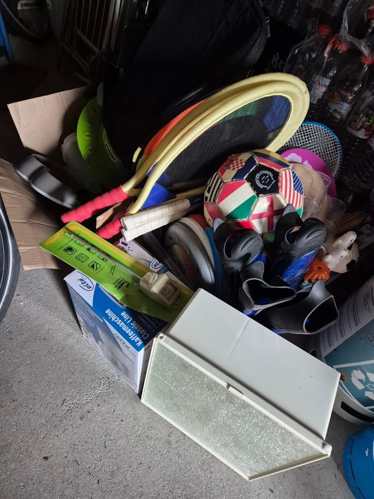 rommelmarkt spulletjes, Ophalen, Gebruikt