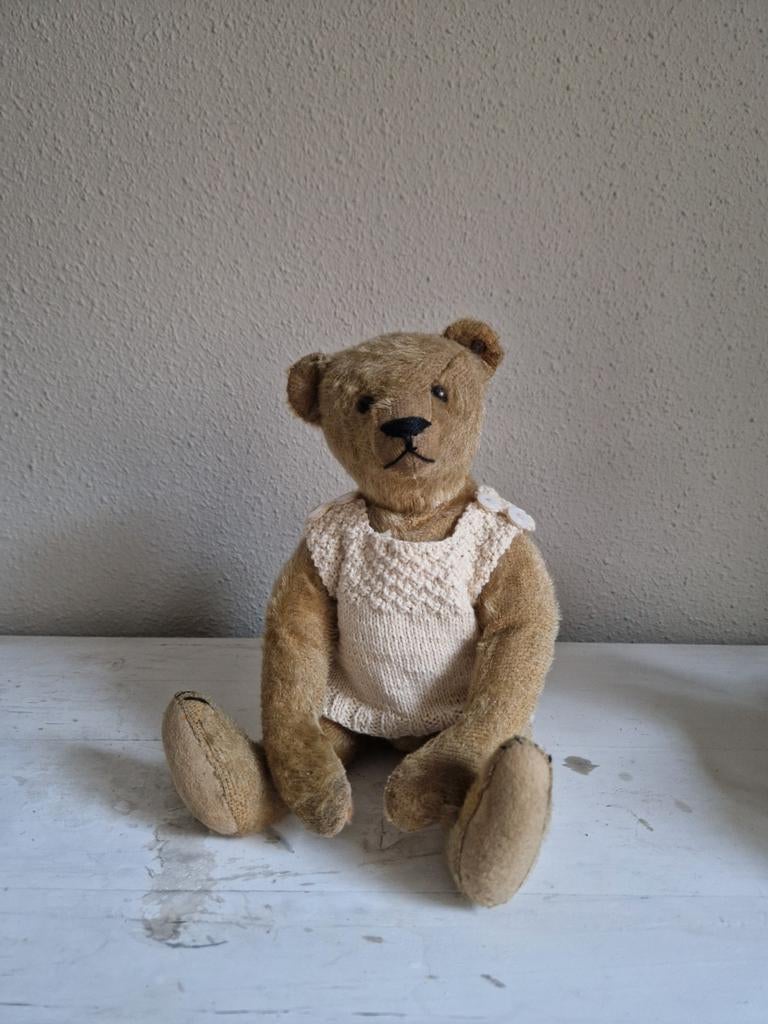 Prachtige antieke steiff beer, Ophalen of Verzenden