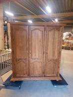 Vintage 3-deurs kledingkast eiken fineer, Ophalen