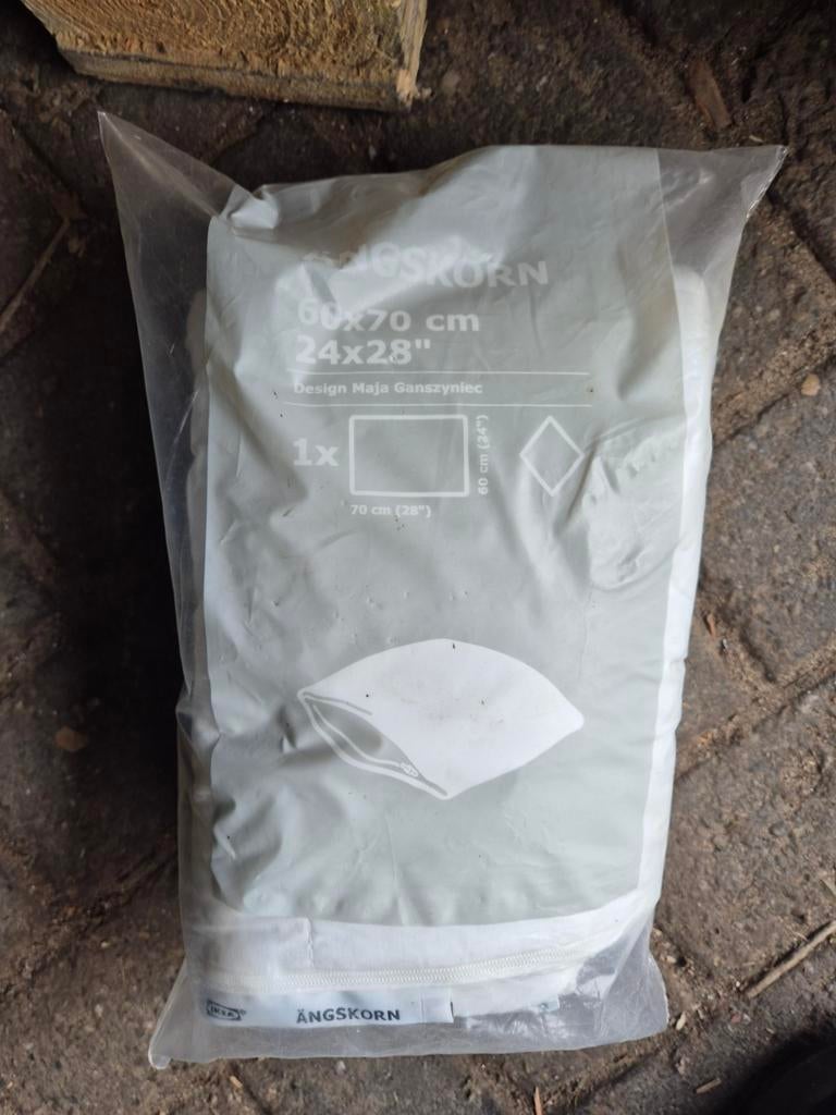 Onderkussensloop 60cmx70cm, Huis en Inrichting, Slaapkamer | Beddengoed, Eenpersoons, Wit, Nieuw, Ophalen of Verzenden