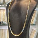 14k gouden koningsketting byzantijnse schakel massief, Ophalen of Verzenden, Nieuw, Goud