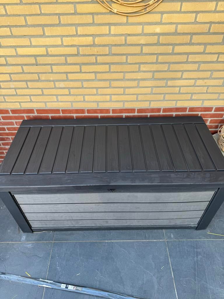 Keter Kussenbox - Ruime en stevige opbergbox, Tuin en Terras, Bergingen en Tuinkasten, Ophalen of Verzenden, Gebruikt, Kunststof