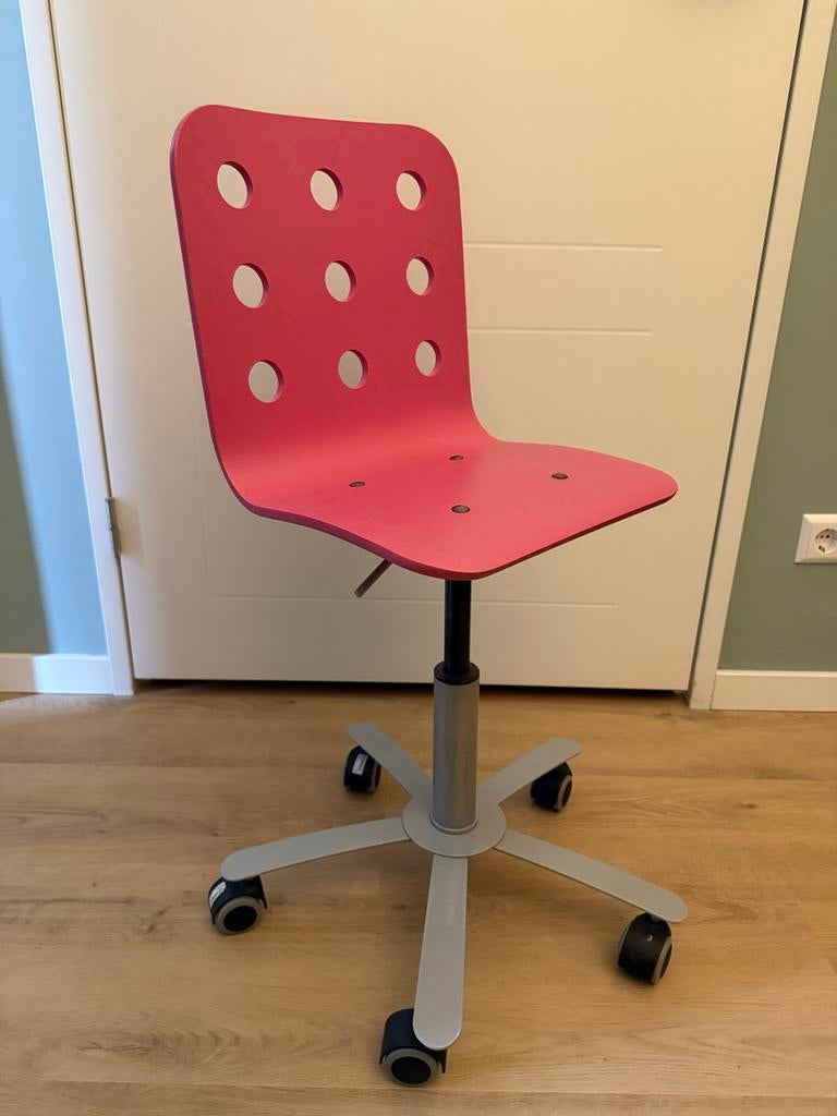 Bureaustoel van Ikea - Zo goed als nieuw, Ophalen, Zo goed als nieuw, Roze, Bureaustoel