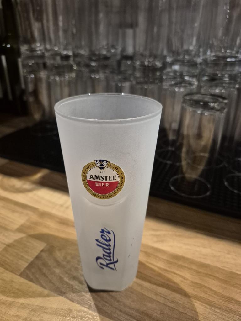 Diverse bierglazen Heineken, Amstel Radler, Ophalen of Verzenden, Gebruikt, Bierglas