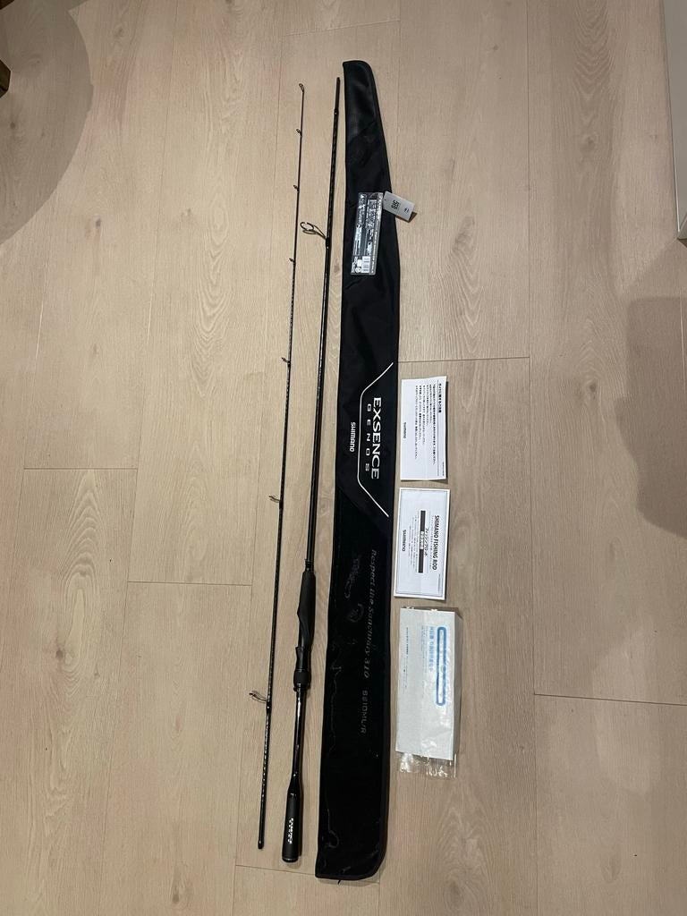 Shimano Exsence Genos Respect the Sanctuary 810 Werphengel, Watersport en Boten, Hengelsport | Algemeen, Ophalen of Verzenden