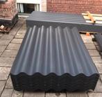 Golfplaten vezelcement donkergrijs 2 stuks nieuw, Doe-het-zelf en Verbouw, Dakpannen en Dakbedekking, Zwart, Nieuw, Ophalen of Verzenden