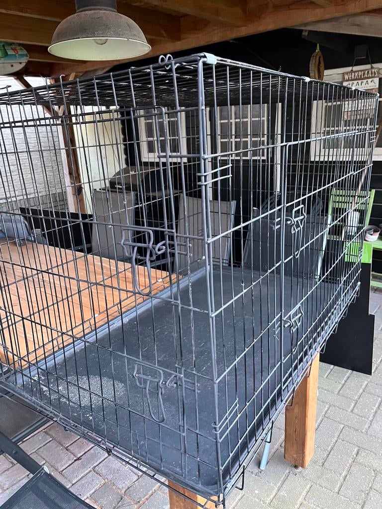 Hondenbench, Dieren en Toebehoren, Hondenhokken, Ophalen, 65 tot 100 cm, Hondenhok, 110 cm of meer