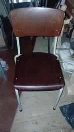 Vintage schoolstoelen - Set van 2, Ophalen, Gebruikt, Twee, Bruin