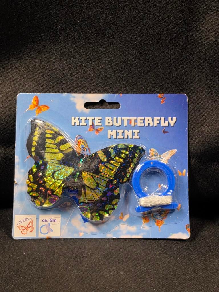 vlinder vlieger Mini Butterfly Kite 10cm + 6m String, ., Nieuw, Ophalen of Verzenden, .
