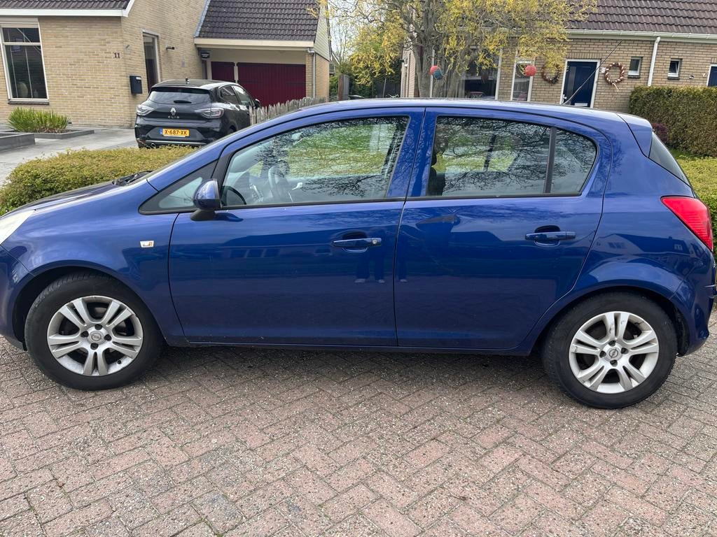 Opel Corsa 1.4 16V 5D 2008 Blauw, Auto's, Opel, Corsa, Benzine, B, Hatchback, Handgeschakeld, Origineel Nederlands, Blauw, Zwart