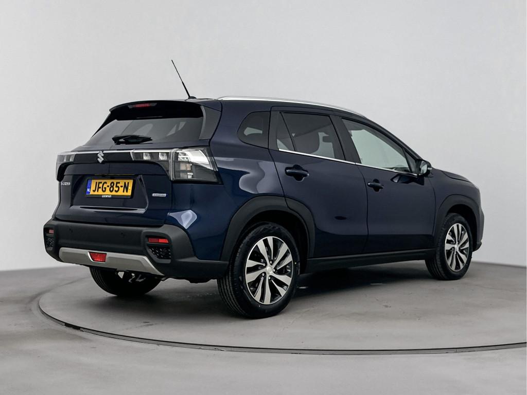 Suzuki S-Cross 1.4 Boosterjet Style Hybrid *DEMO* | Black Rh, Auto's, Suzuki, 12 maanden, 4 cilinders, Blauw, Leder en Stof