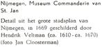 802122 Nijmegen 1973 Detail Stadsplan i1669  Hendrik Veltman, Ophalen of Verzenden, 1960 tot 1980, Ongelopen, Gelderland