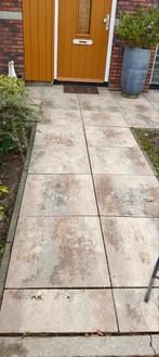 Betonnen terrastegels 60x60x5 cm. 58 m2, Tuin en Terras, Ophalen, Gebruikt, 10 m² of meer, Beton