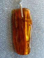 14 kt. gouden hanger, grote echt Baltisch barnsteen + insect, Overige voorstellingen, Verzenden, Geel, Zo goed als nieuw