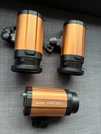 Studioset 3 Godox flitsers met oa 4 wireles triggers en meer, Ophalen, Gebruikt, Complete fotostudio