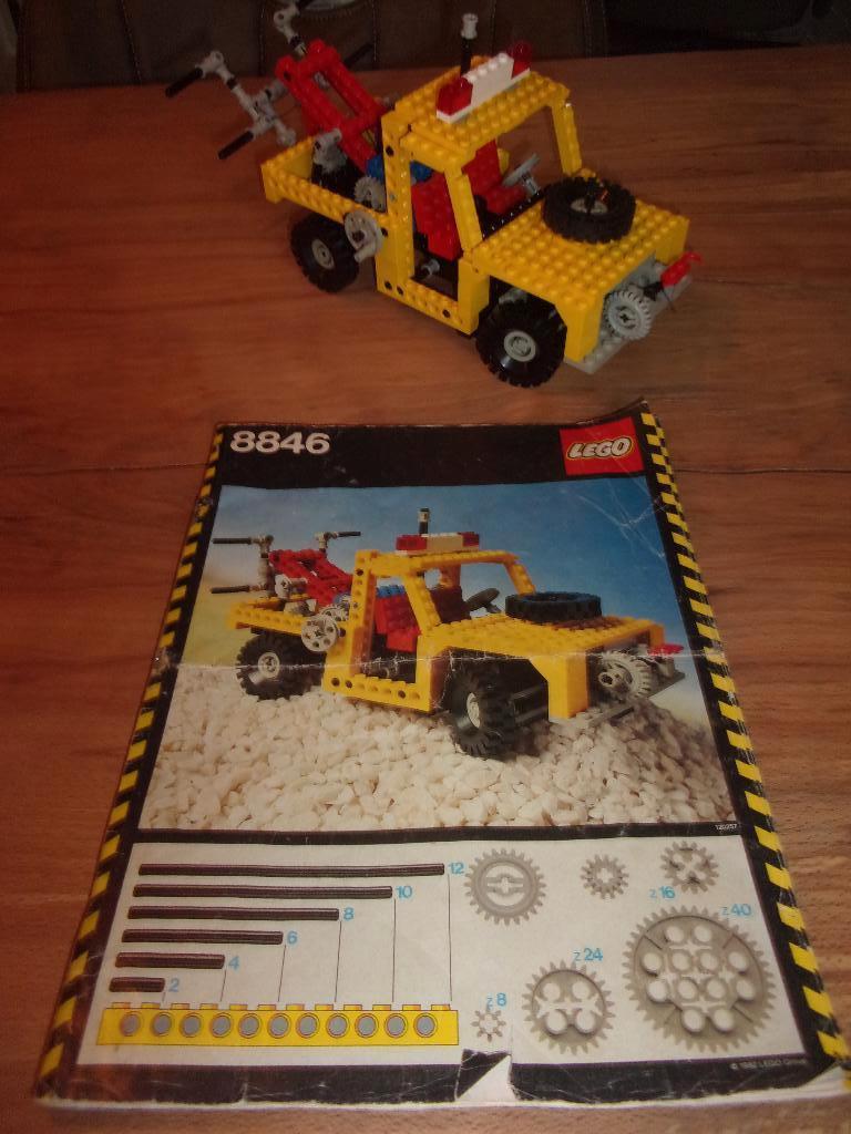 Lego Technic 8846-1 Tow Truck uit 1982, Gebruikt, Lego, Compleet, Ophalen of Verzenden