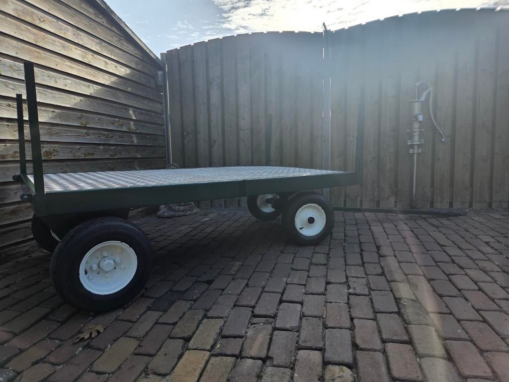 Plattewagen / Handtrekkar, 100 liter of meer, Ophalen of Verzenden, Transportkar