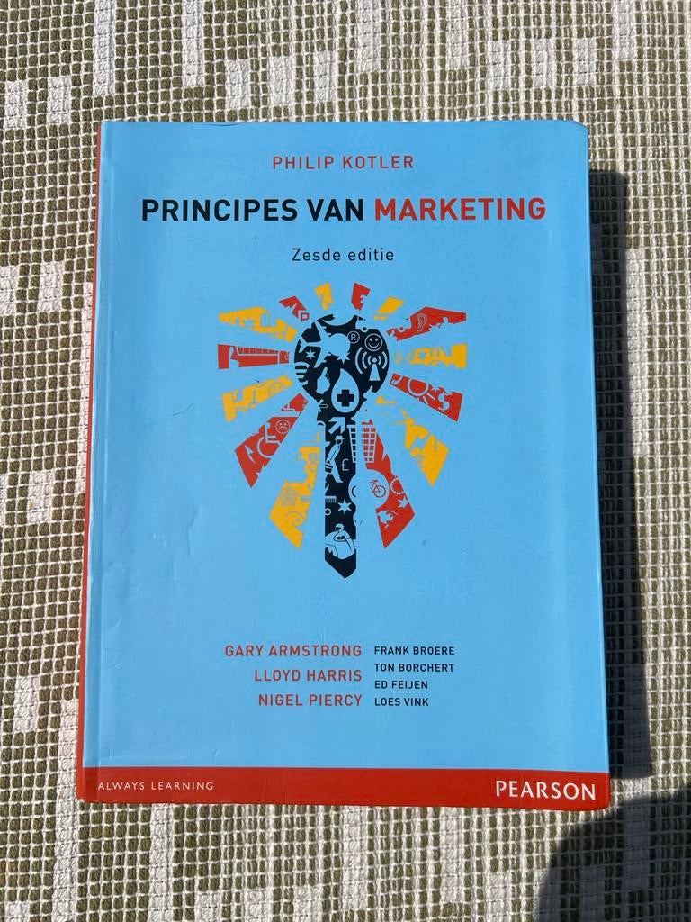 Principes van Marketing - Zesde editie - Philip Kotler, Boeken, Ophalen of Verzenden, Zo goed als nieuw, Economie en Marketing