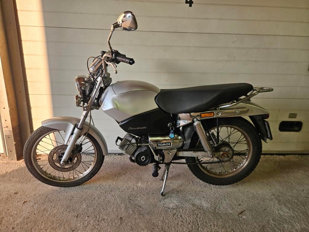 Tomos Streetmate geel kenteken 70cc - Goed rijdende brommer, Gebruikt, Overige modellen, Maximaal 45 km/u, Onbekend