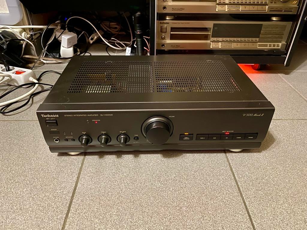 Technics SU-V500M2 versterker, Overige merken, Ophalen of Verzenden, Zo goed als nieuw, Minder dan 60 watt