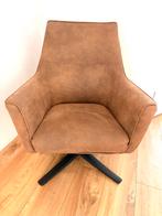 Fauteuil Niles (Leen Bakker) – Taupe stoel, Ophalen, Zo goed als nieuw, 50 tot 75 cm