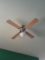 Plafondventilator met lamp - Lidl, Ophalen, Gebruikt, Glas, Klassiek, Functioneel