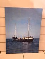 Canvas foto Veronica zendschip formaat 40 bij 30 cm, Minder dan 50 cm, Gebruikt, Ophalen of Verzenden, Foto of Poster