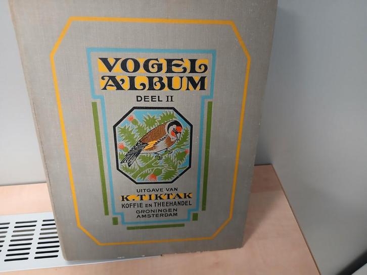 Vogelalbum Deel II - K. Tiktak Koffie en Theehandel, Boeken, Prentenboeken en Plaatjesalbums, Gelezen, Plaatjesalbum, Ophalen of Verzenden