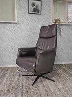 Pomonti elektrische leren design relax fauteuil, Pomonti, Ophalen of Verzenden, Zo goed als nieuw, Onbekend