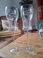 Heineken glazen op hoge voet, Ophalen of Verzenden, Zo goed als nieuw, Glas of Glazen, Heineken