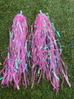 Leuke Fietsaccessoires: Roze Slingers en Gekleurde Lintjes, Ophalen of Verzenden, Zo goed als nieuw