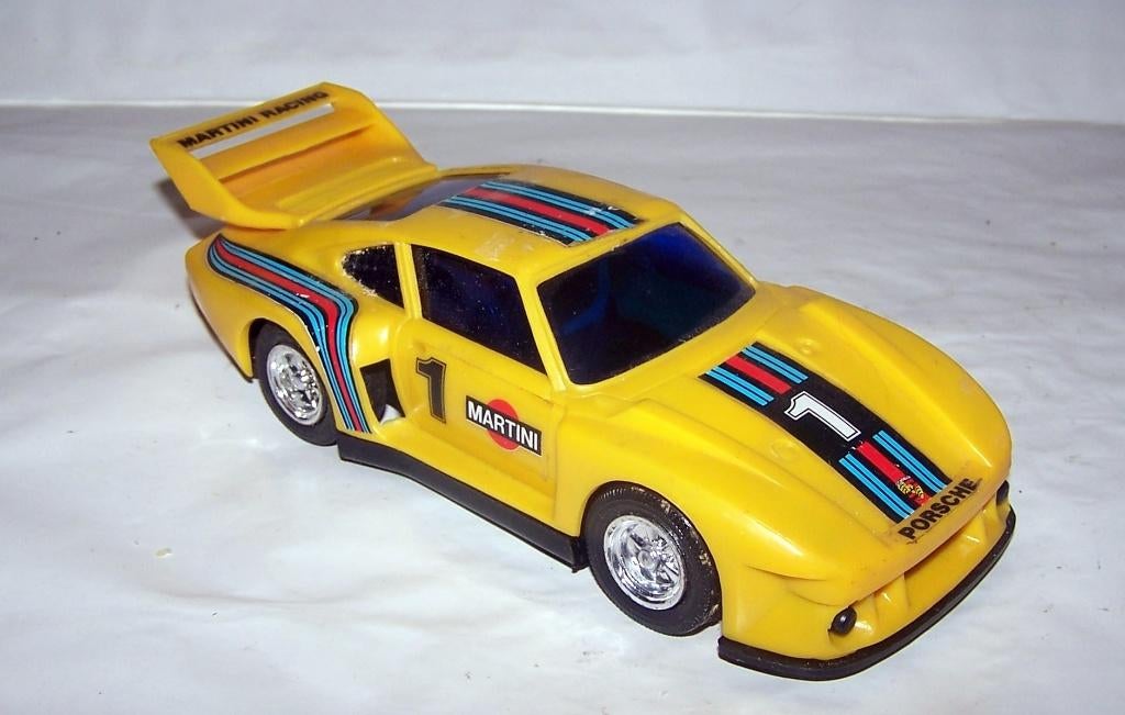 Vintage Lido Roxy Toys Porsche 935 model. Met frictie motor., Ophalen of Verzenden, Zo goed als nieuw